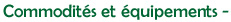 Nos commodites